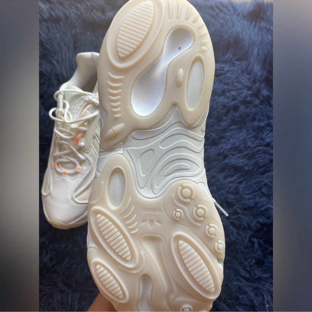 Adidas Cream and Orange Sneakers - Picture 4 of 4